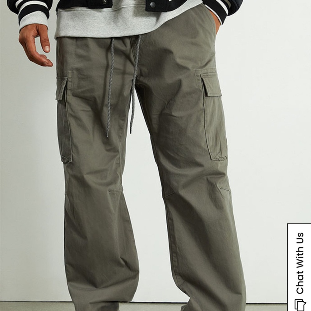 Men baggy cargo